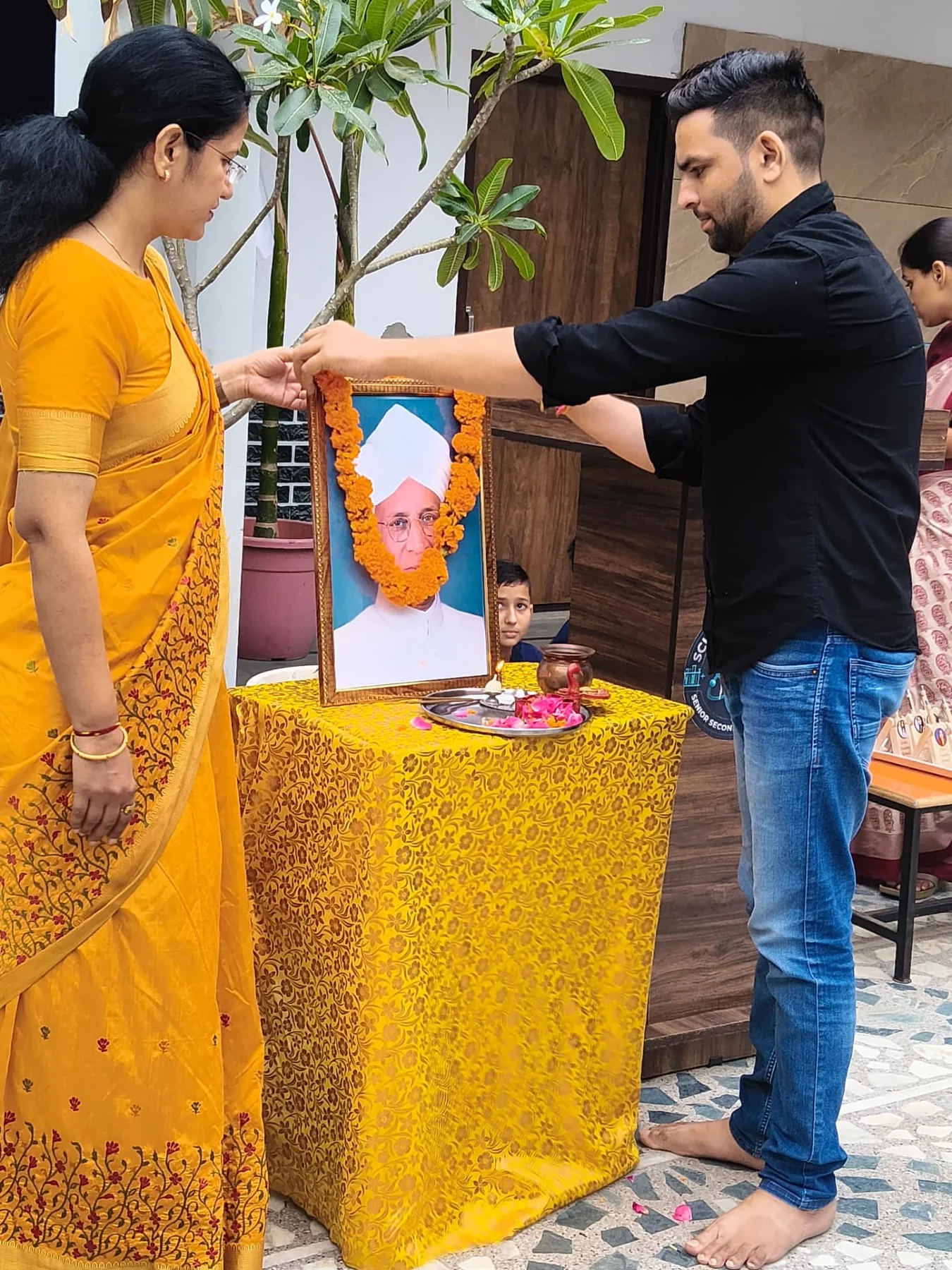 Teacher's Day tribute ceremony at Science Academy