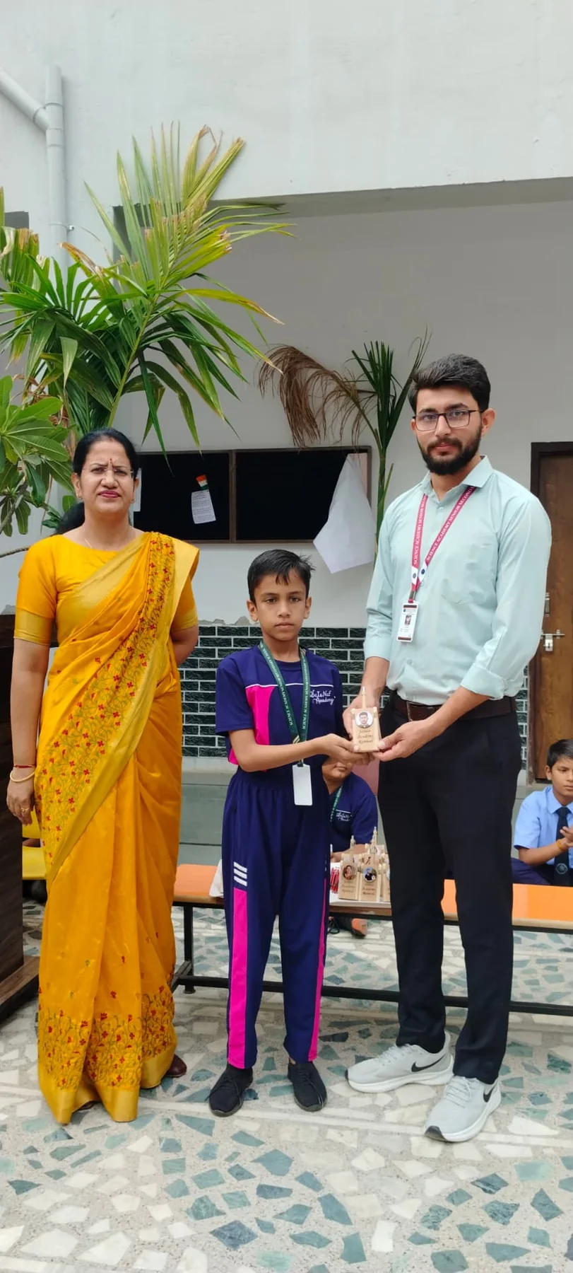 Teacher's Day award presentation at Science Academy